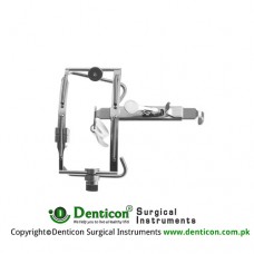 Dingmann Mouth Gag Complete With 3 Tongue Depressors Stainless Steel,